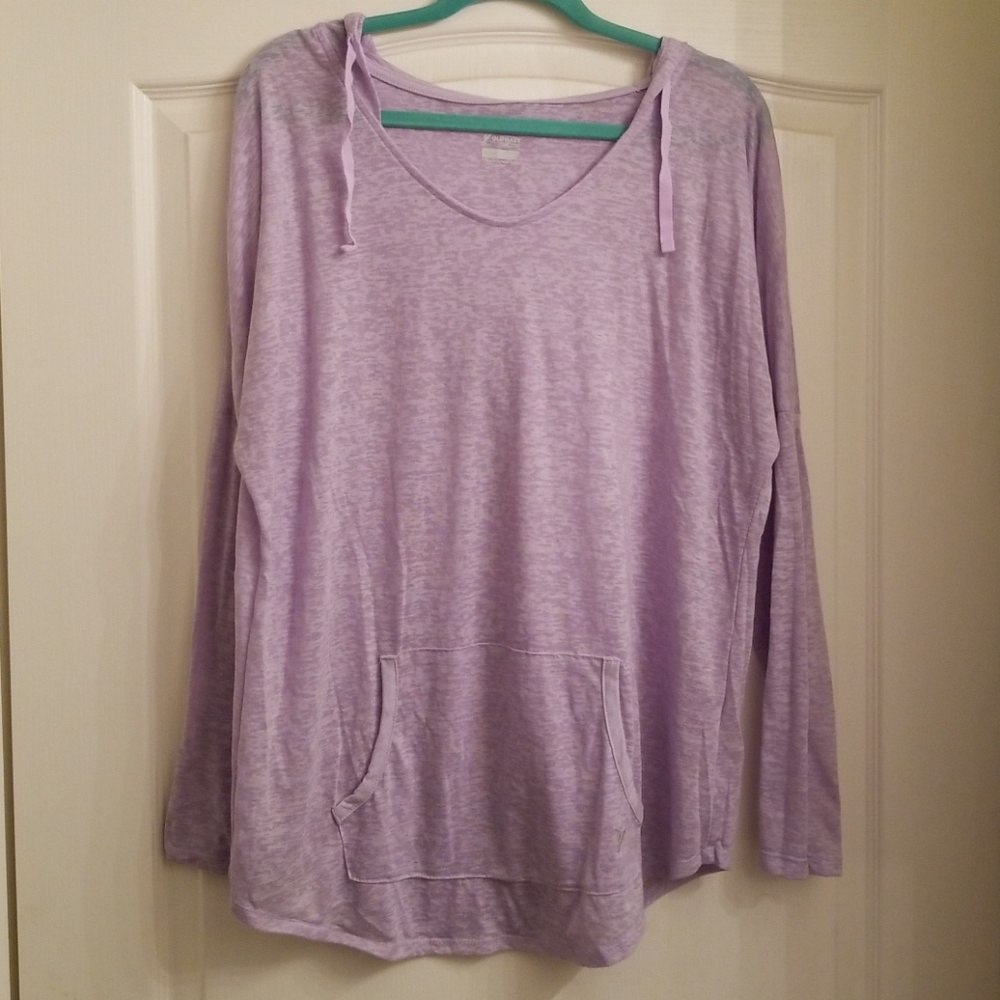 NWOT Heathered Thin Workout Hoodie